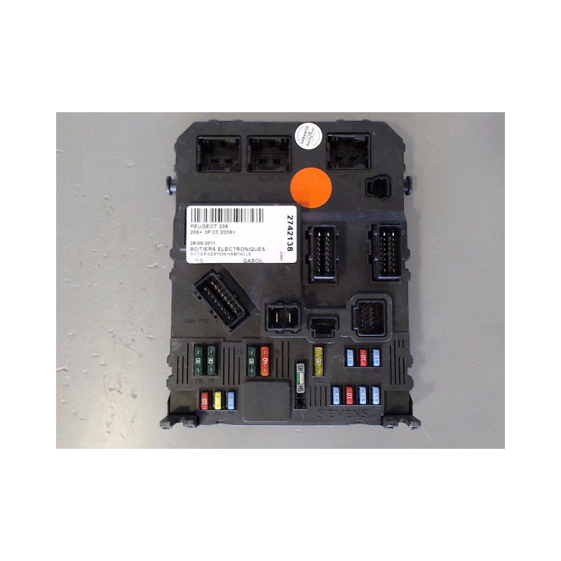 BOITIER GESTION HABITACLE PEUGEOT 206+ 2009-