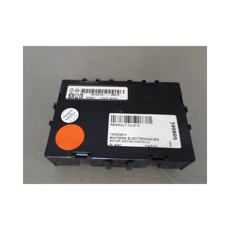 BOITIER GESTION HABITACLE RENAULT CLIO III