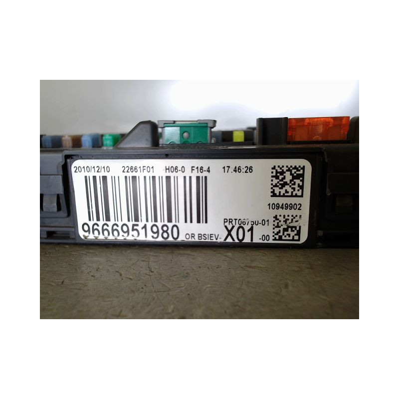 BOITIER GESTION HABITACLE PEUGEOT 207 5P