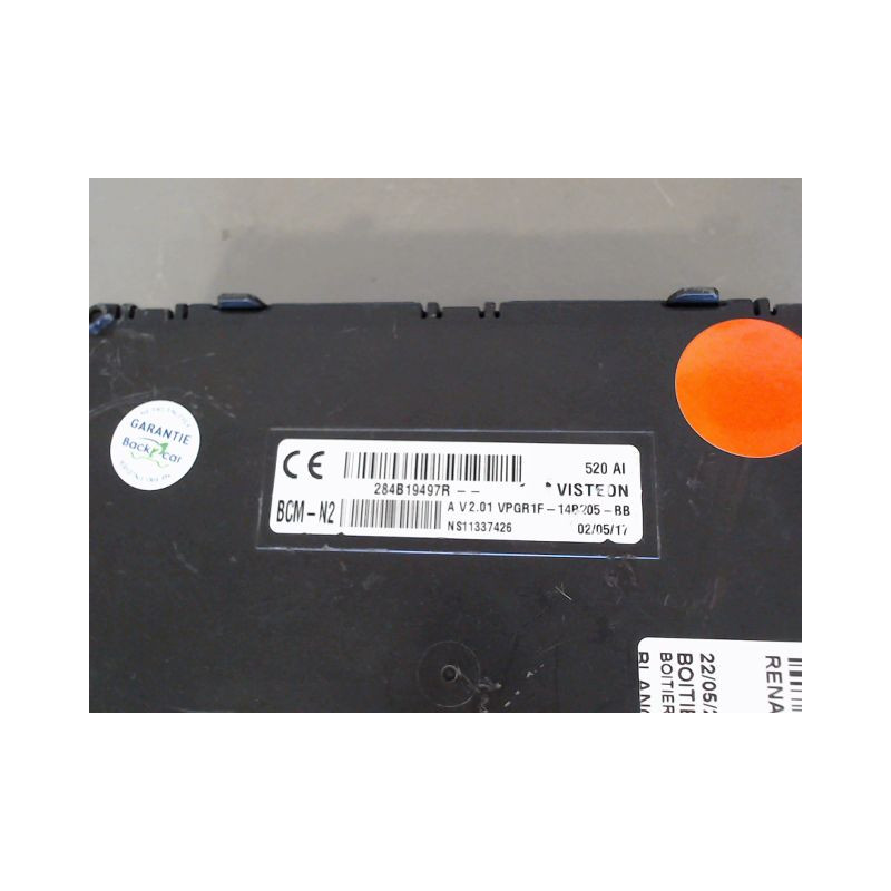 BOITIER GESTION HABITACLE RENAULT KANGOO