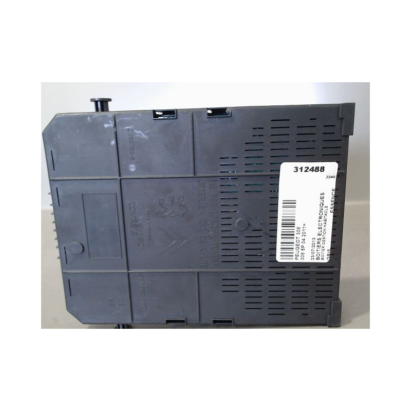 BOITIER GESTION HABITACLE PEUGEOT 308 2011-