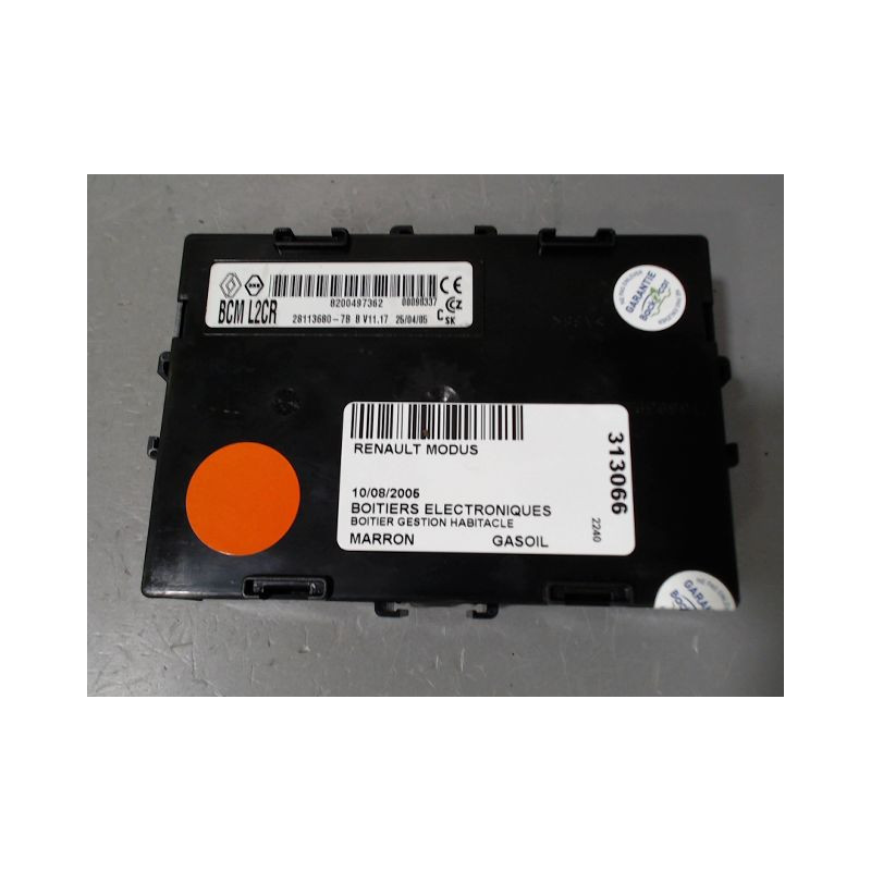 BOITIER GESTION HABITACLE RENAULT MODUS