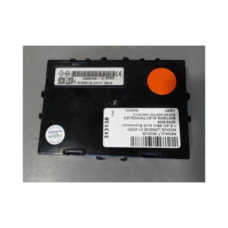 BOITIER GESTION HABITACLE RENAULT MODUS LONGUE 2008-