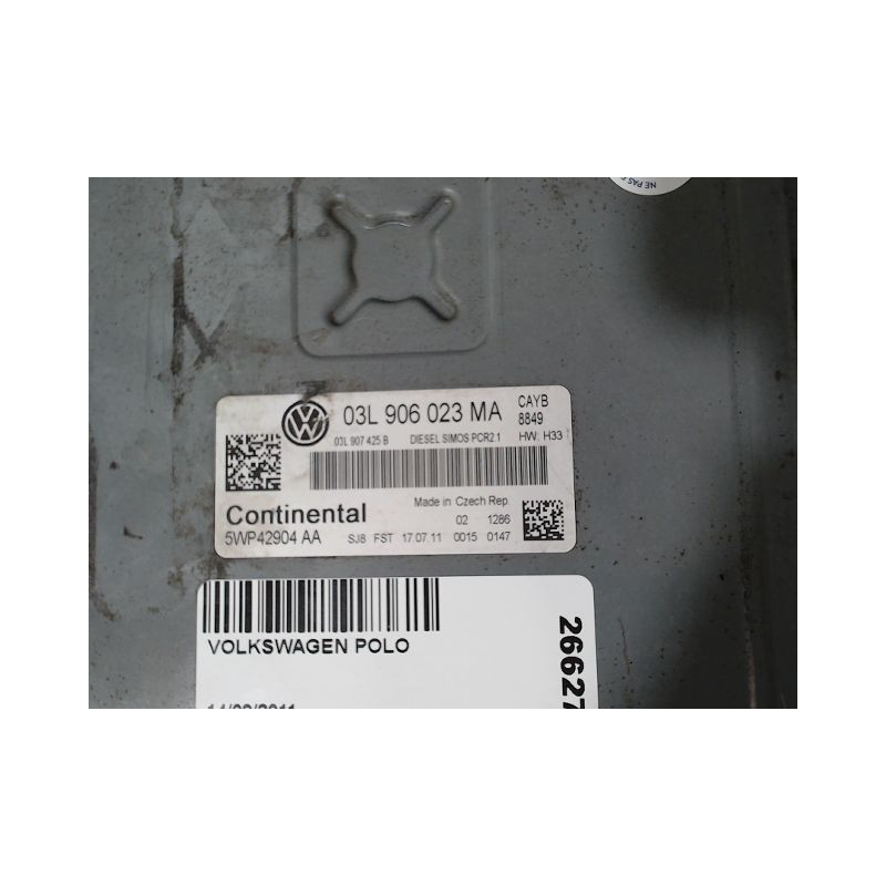 CALCULATEUR MOTEUR VOLKSWAGEN POLO
