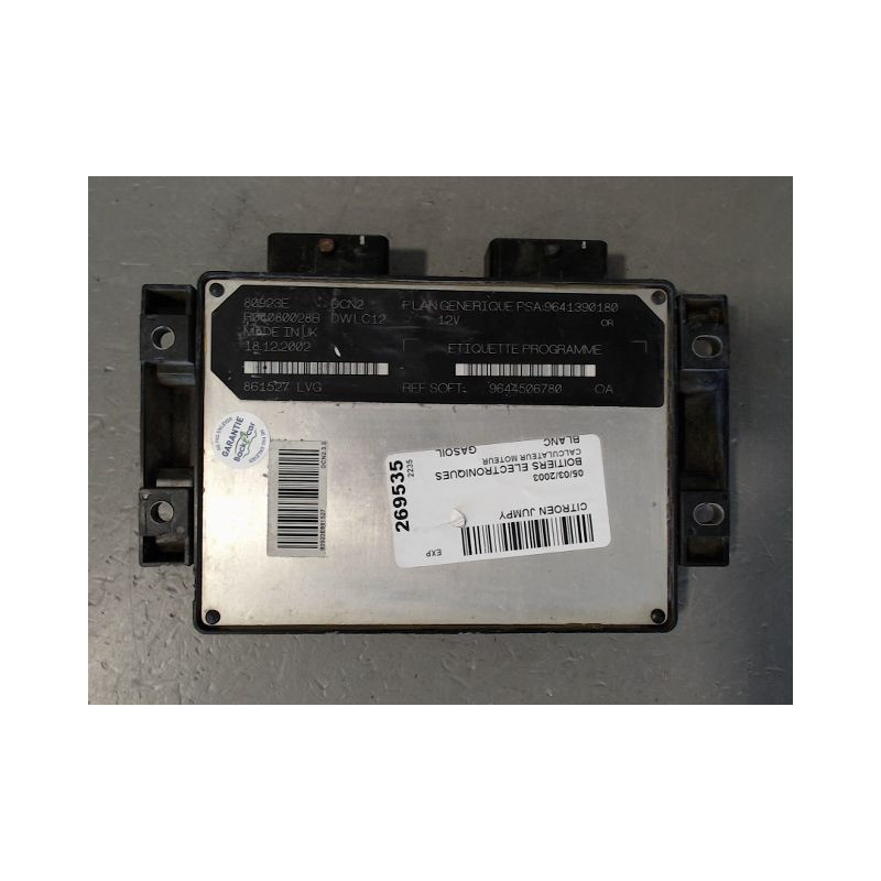 CALCULATEUR MOTEUR CITROEN JUMPY