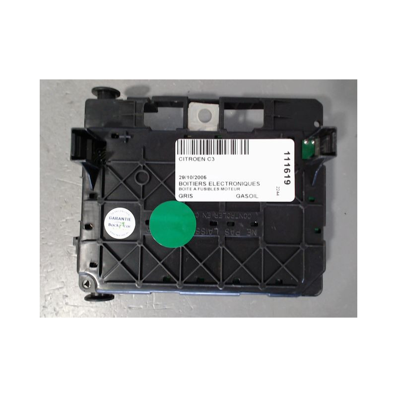BOITE A FUSIBLES CITROEN C3