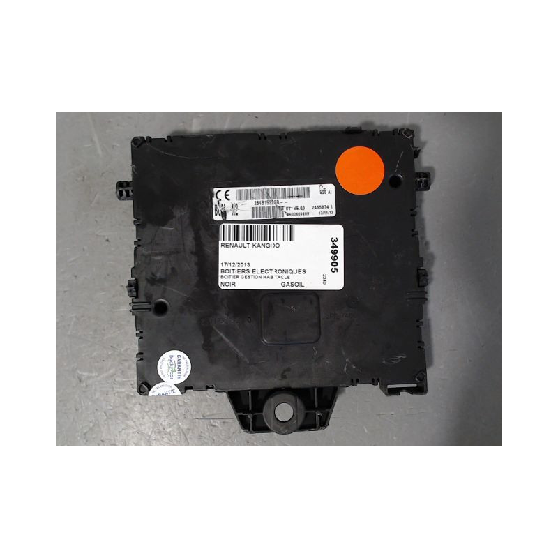 BOITIER GESTION HABITACLE RENAULT KANGOO