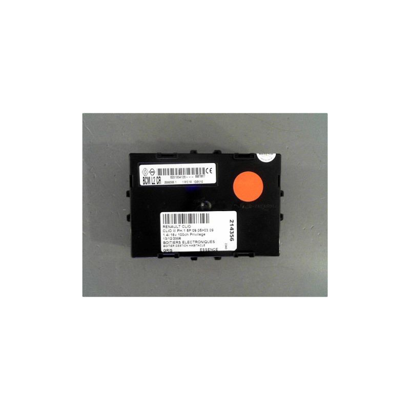BOITIER GESTION HABITACLE RENAULT CLIO III PH.1 05-09