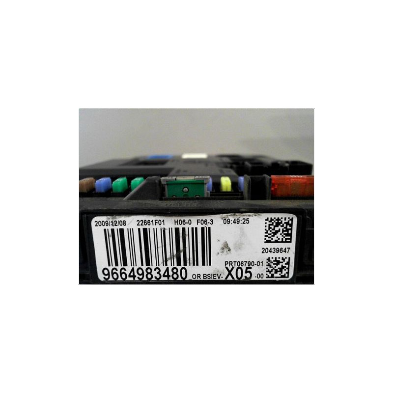 BOITIER GESTION HABITACLE PEUGEOT 207 SW 07-13