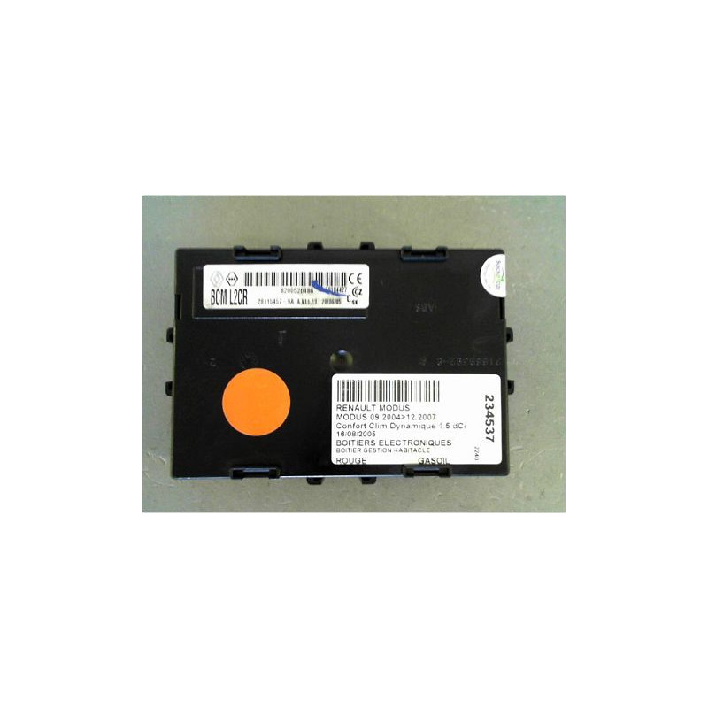 BOITIER GESTION HABITACLE RENAULT MODUS 2004-2007