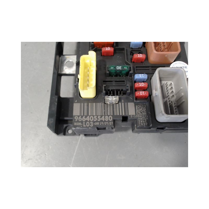 BOITE A FUSIBLES CITROEN C3 2005-