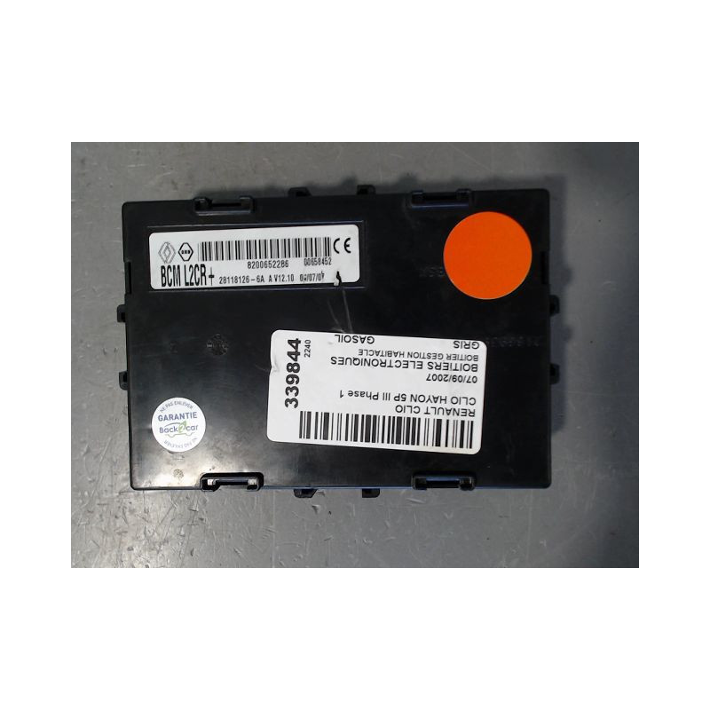 BOITIER GESTION HABITACLE RENAULT CLIO III Phase 1 2005-2009