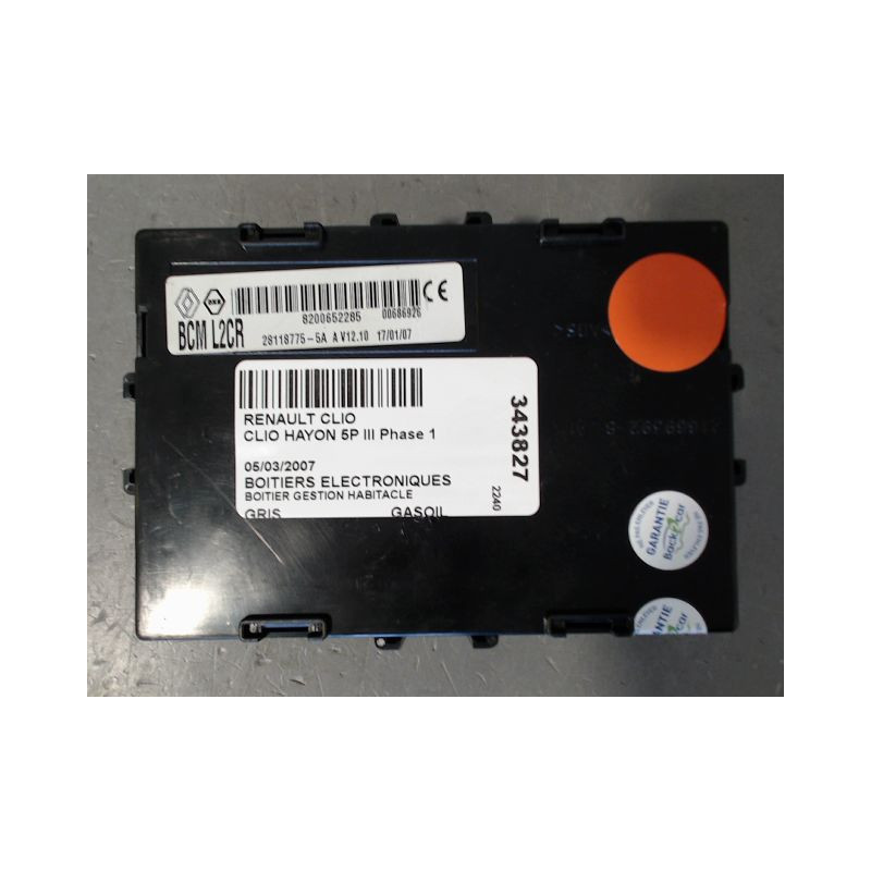 BOITIER GESTION HABITACLE RENAULT CLIO III Phase 1 2005-2009