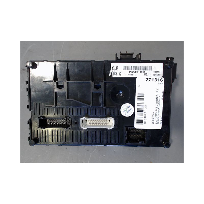 BOITIER GESTION HABITACLE RENAULT CLIO