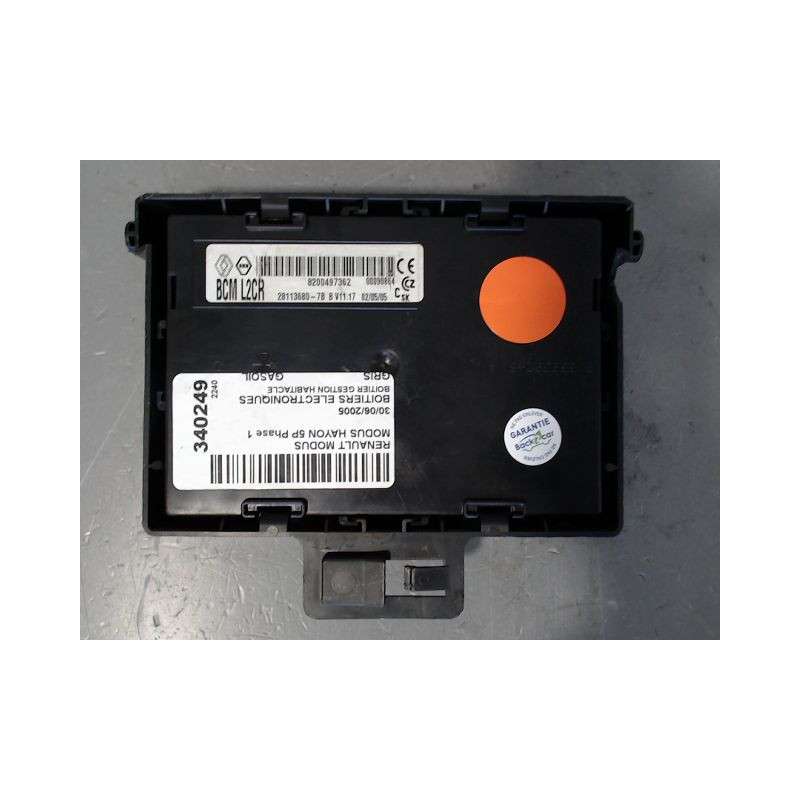 BOITIER GESTION HABITACLE RENAULT MODUS Phase 1 2004-2007