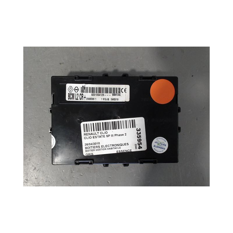 BOITIER GESTION HABITACLE RENAULT CLIO ESTATE III Phase 2 2009-2012