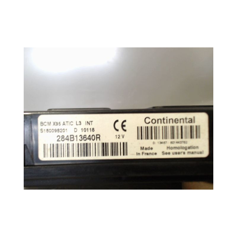BOITIER GESTION HABITACLE RENAULT MEGANE BREAK III Phase 1 2009-2012
