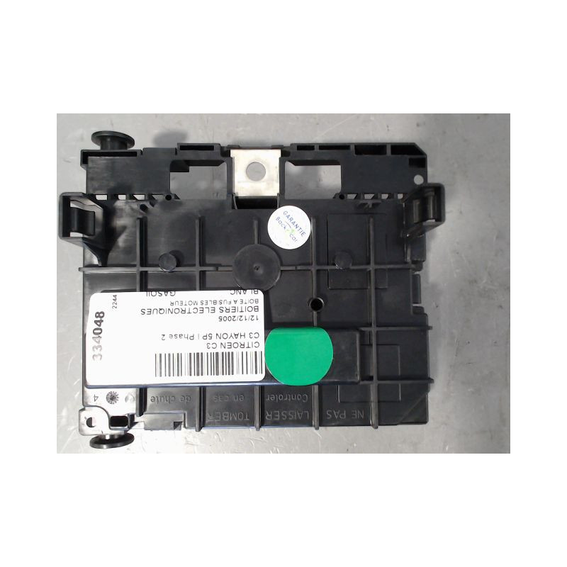 BOITE A FUSIBLES CITROEN C3 I Phase 2 2005-2010