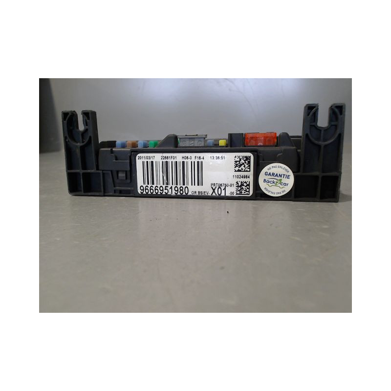 BOITIER GESTION HABITACLE PEUGEOT 207 SW 2007-2013