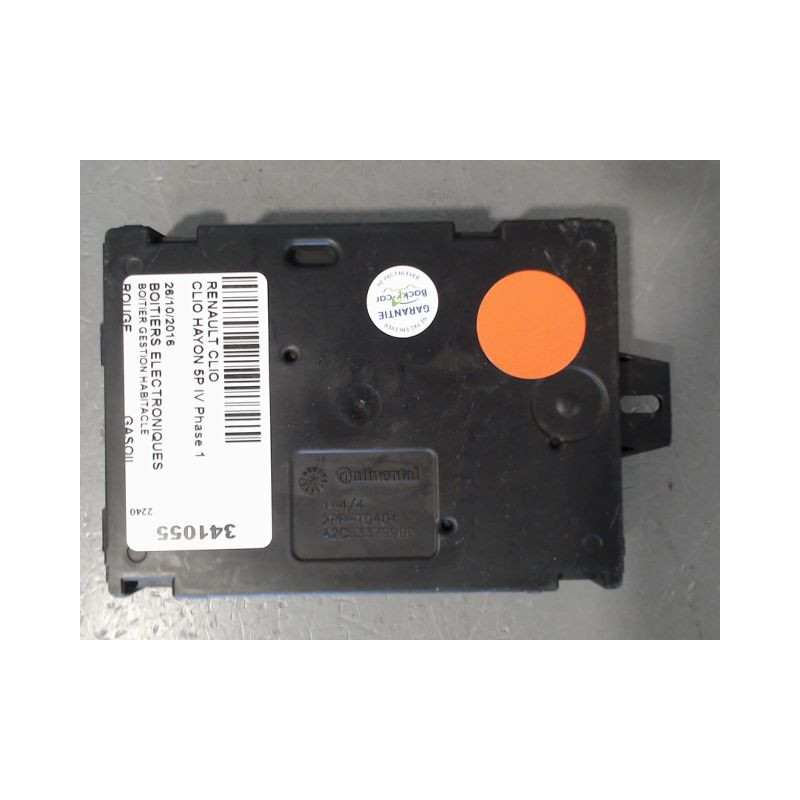 BOITIER GESTION HABITACLE RENAULT CLIO IV Phase 1 2012-...