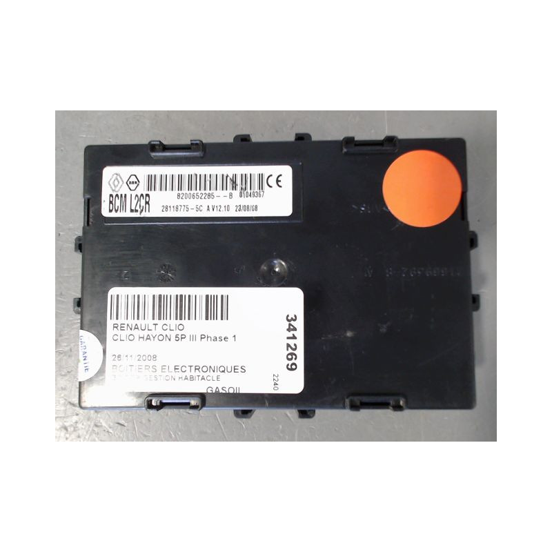 BOITIER GESTION HABITACLE RENAULT CLIO III Phase 1 2005-2009