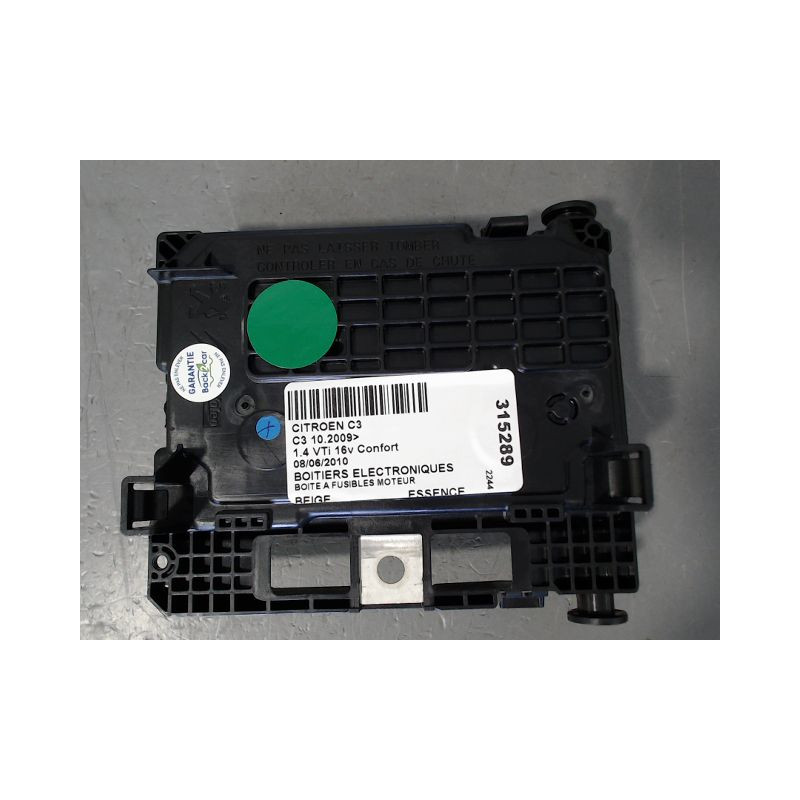 BOITE A FUSIBLES CITROEN C3 2009-