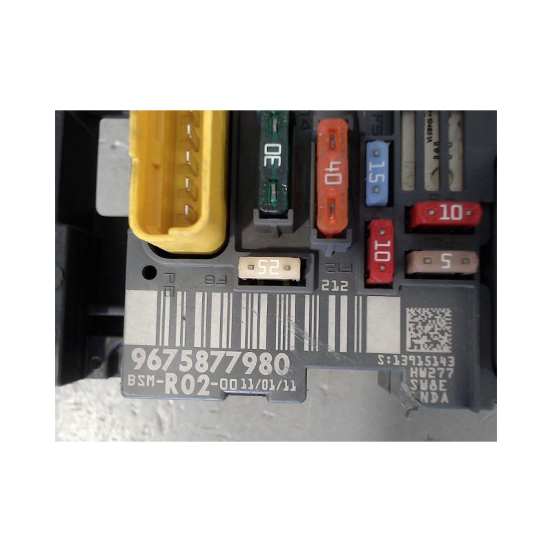 BOITE A FUSIBLES CITROEN C5 2008-