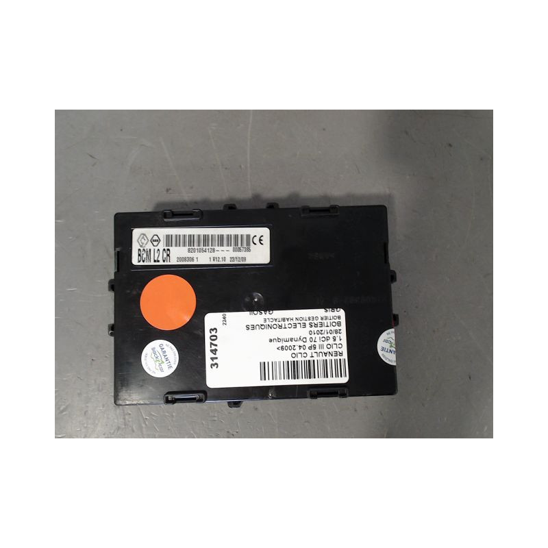 BOITIER GESTION HABITACLE RENAULT CLIO III 2009-