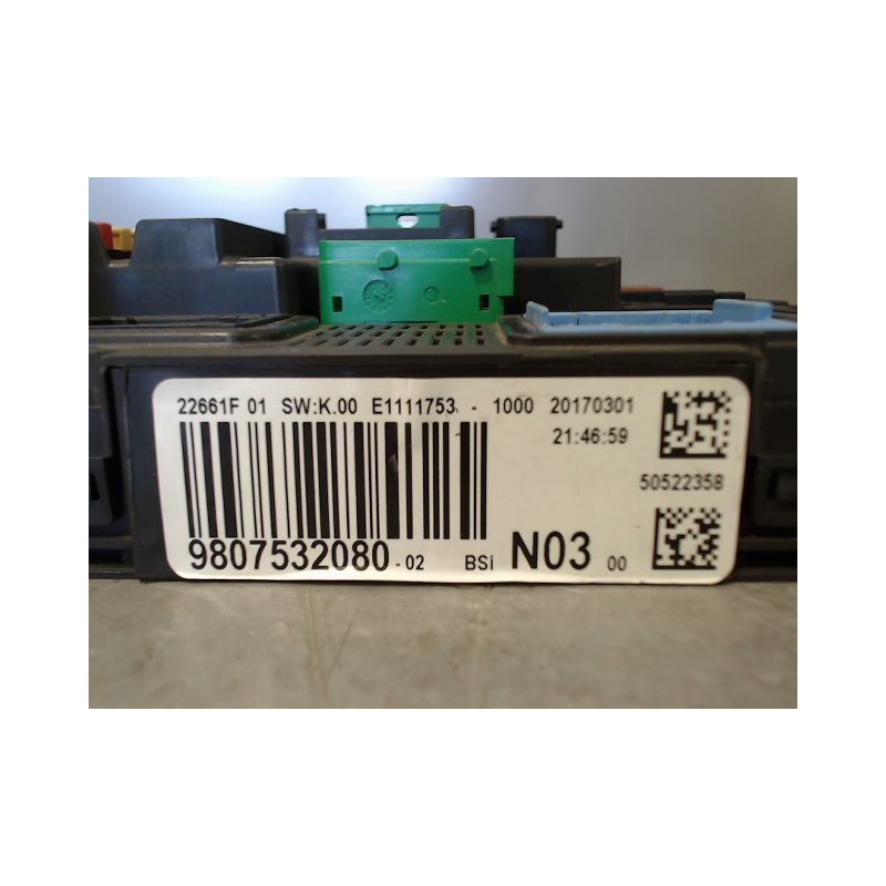 BOITIER GESTION HABITACLE PEUGEOT 208