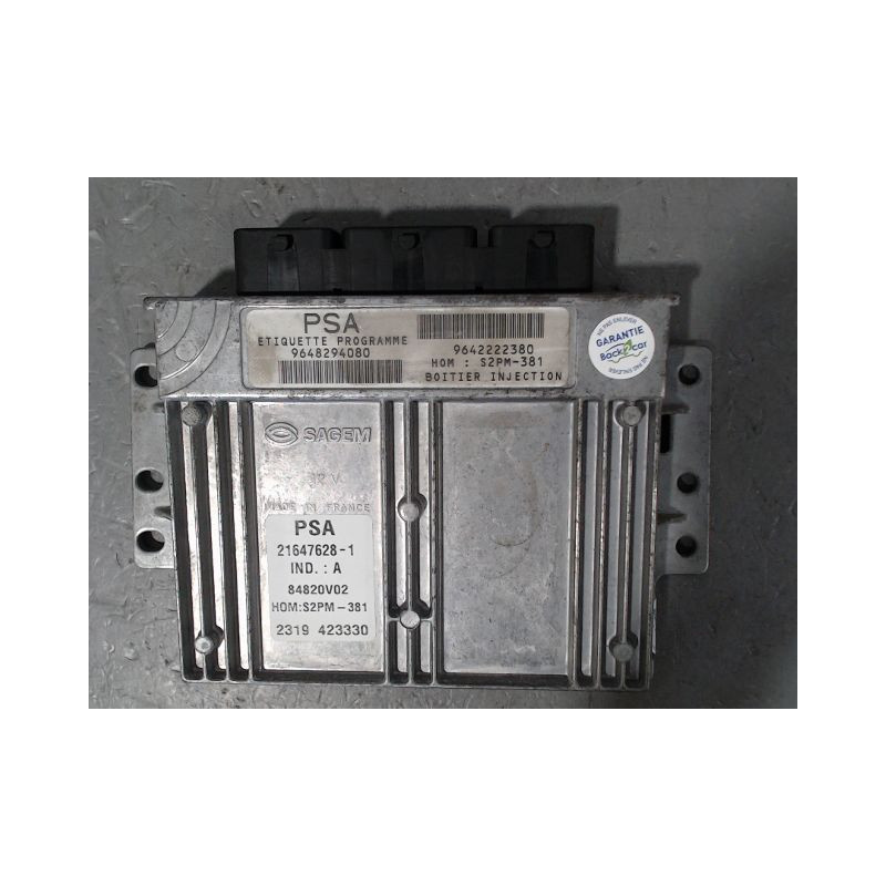 CALCULATEUR MOTEUR CITROEN C3 2002-2005