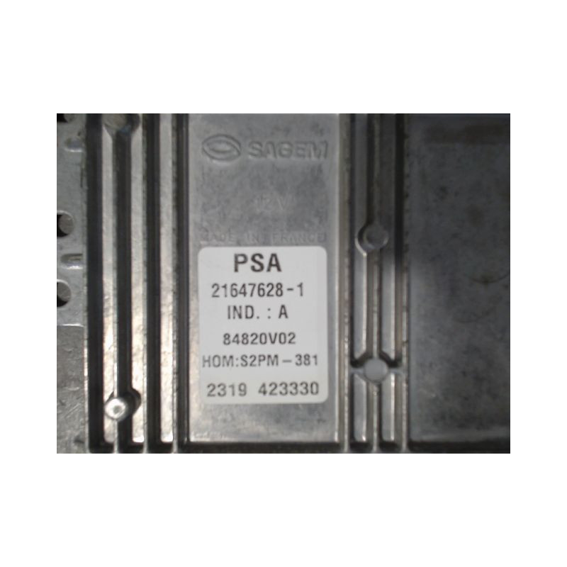 CALCULATEUR MOTEUR CITROEN C3 2002-2005