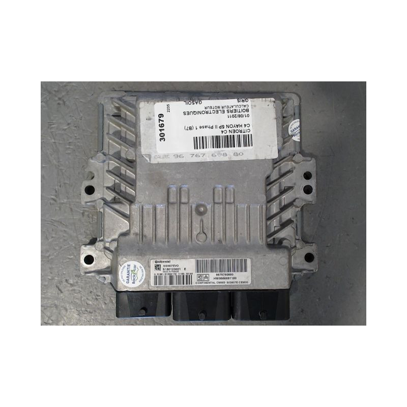 CALCULATEUR MOTEUR CITROEN C4 II Phase 1 (B7) 2010-...