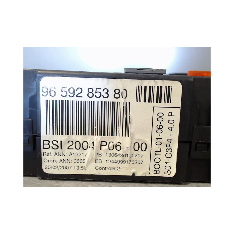 BOITIER GESTION HABITACLE PEUGEOT 207 2006-2013