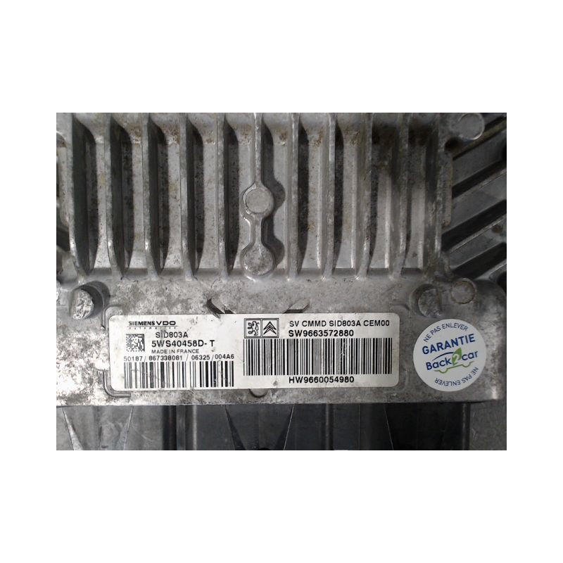 CALCULATEUR MOTEUR CITROEN C4