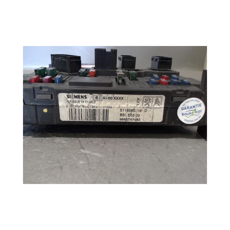 BOITIER GESTION HABITACLE PEUGEOT 206 98-09