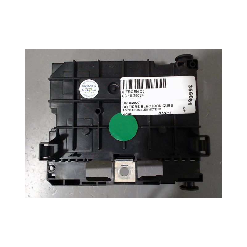 BOITE A FUSIBLES CITROEN C3 2005-