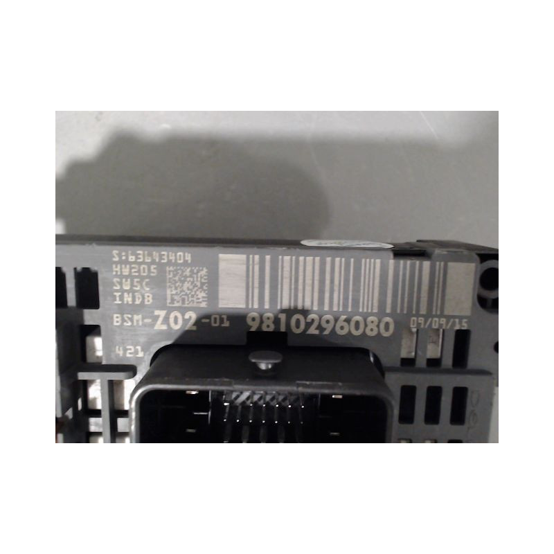 BOITE A FUSIBLES CITROEN C4 2010-