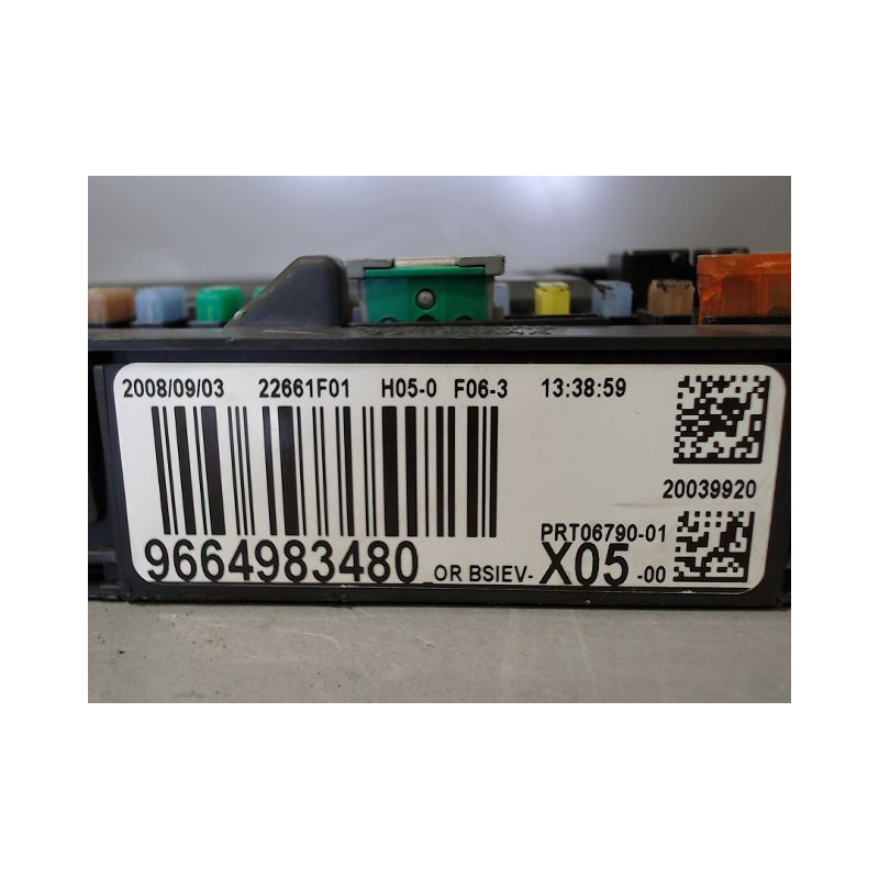 BOITIER GESTION HABITACLE PEUGEOT 207