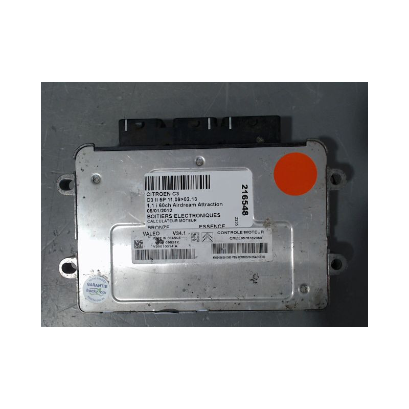 CALCULATEUR MOTEUR CITROEN C3 II 09-13