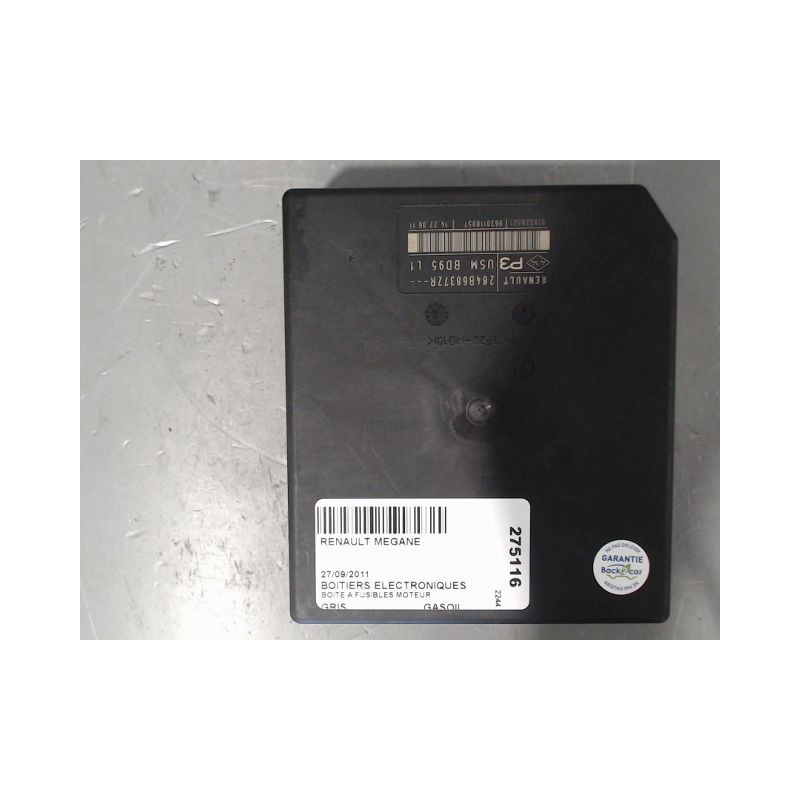 BOITE A FUSIBLES RENAULT MEGANE