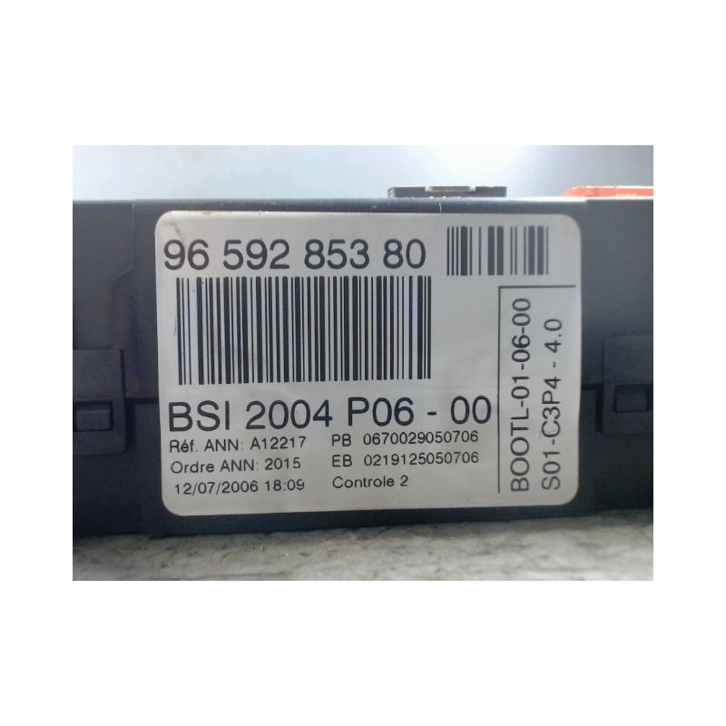 BOITIER GESTION HABITACLE PEUGEOT 207 5P
