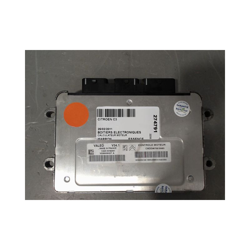 CALCULATEUR MOTEUR CITROEN C3