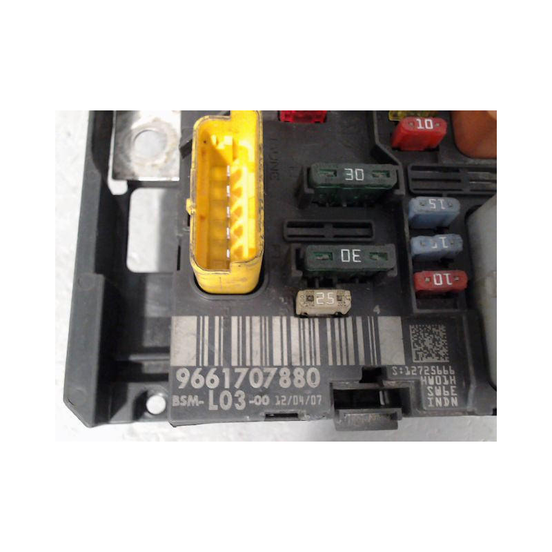 BOITE A FUSIBLES CITROEN C3 2005-