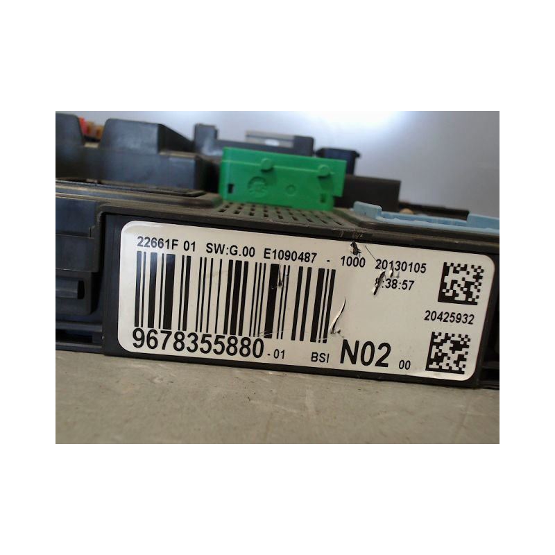 BOITIER GESTION HABITACLE PEUGEOT 208
