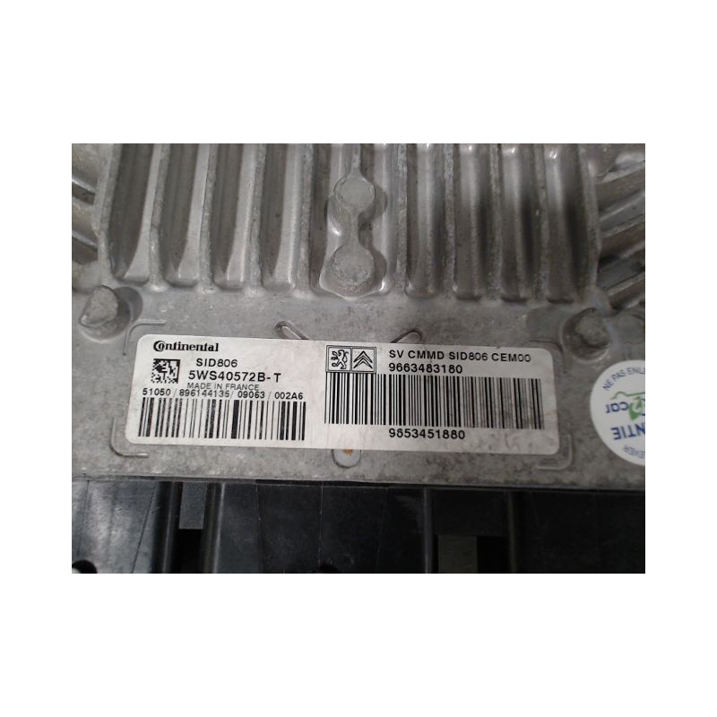 CALCULATEUR MOTEUR CITROEN C2 2008-