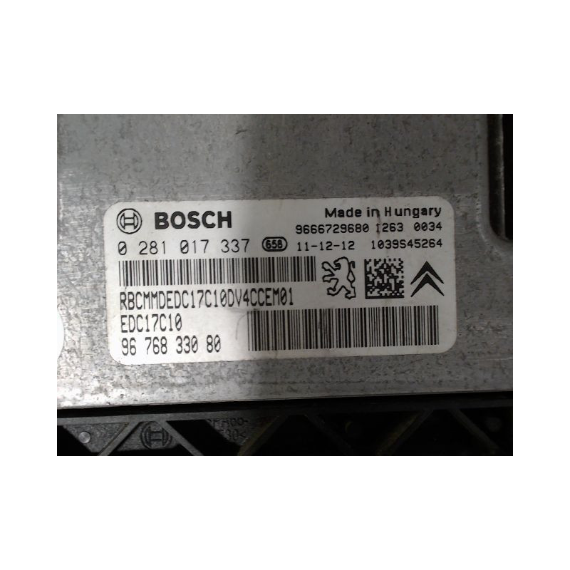 CALCULATEUR MOTEUR CITROEN C3 2009-
