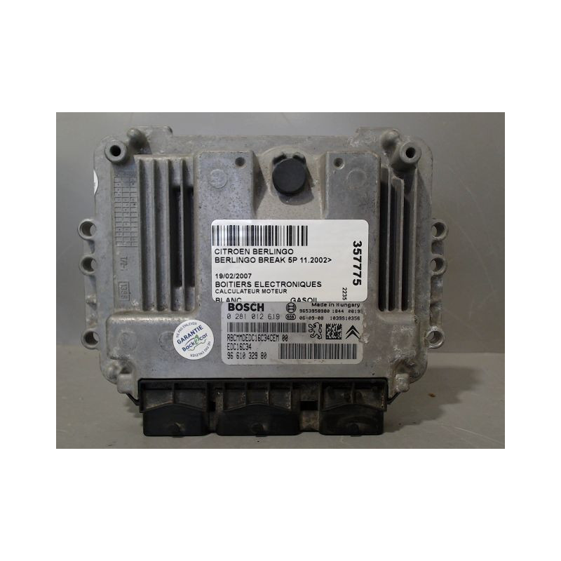 CALCULATEUR MOTEUR CITROEN BERLINGO BREAK 2002-