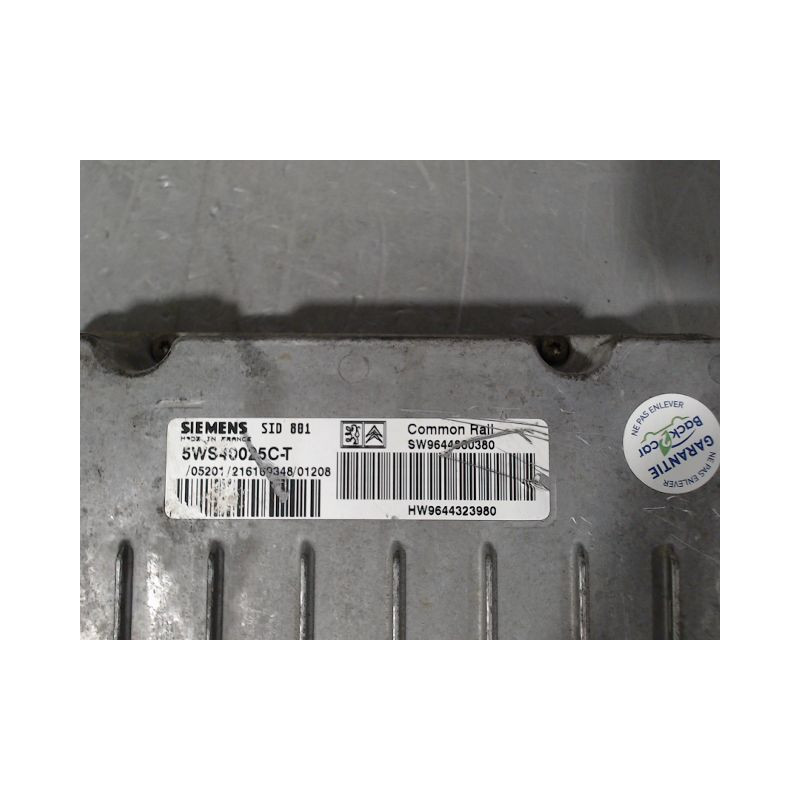 CALCULATEUR MOTEUR CITROEN BERLINGO MULTISPACE -2002