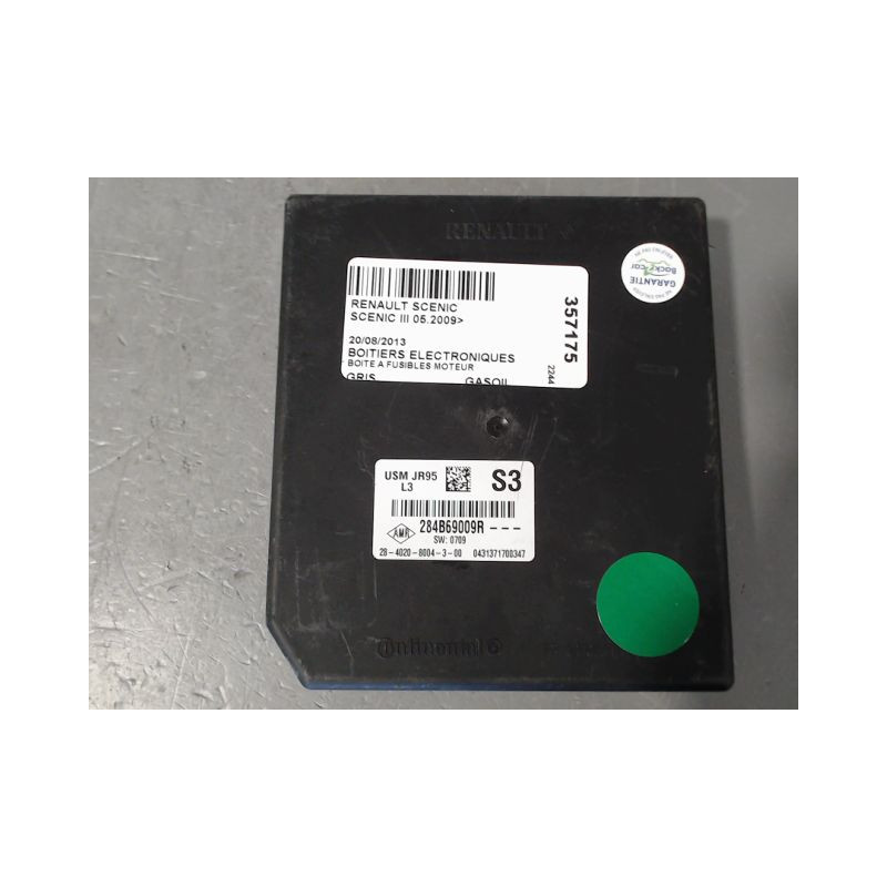 BOITE A FUSIBLES RENAULT SCENIC III 2009-