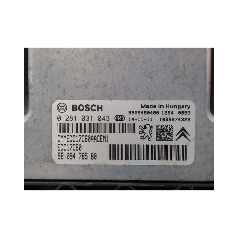 CALCULATEUR MOTEUR CITROEN C-ELYSEE